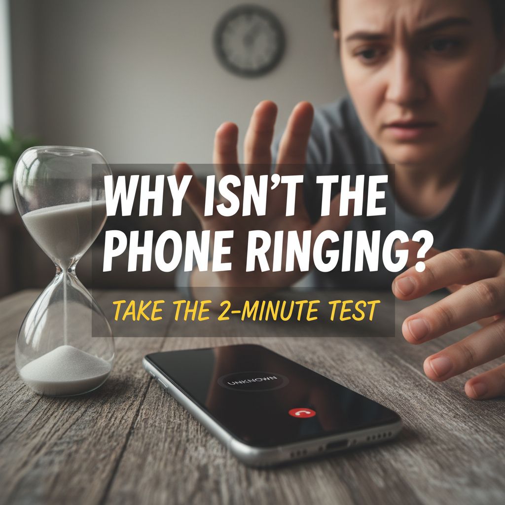 why isn't the phone ringing (take the 2 minute test)
