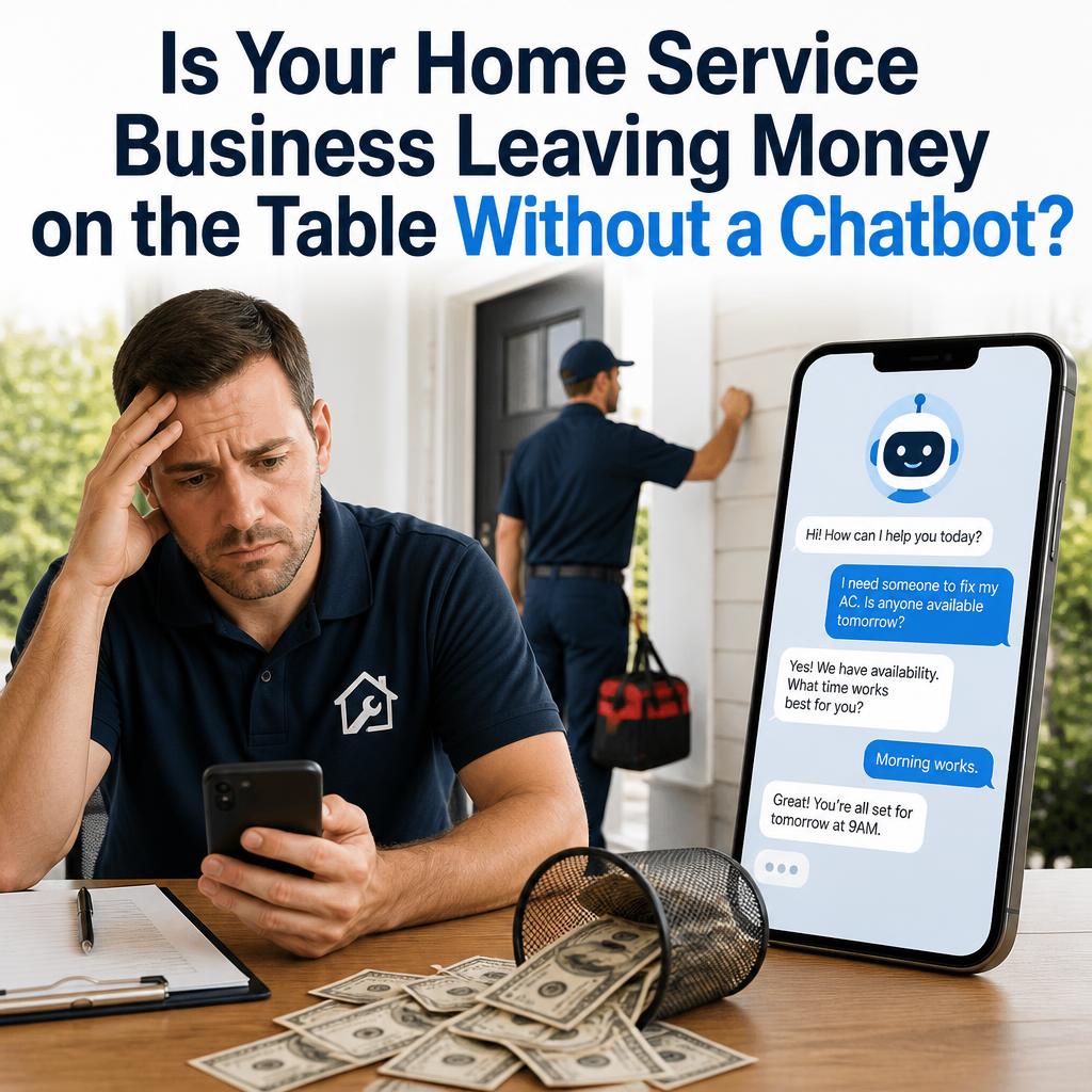 is your home service business leaving money on the table without a chatbot
