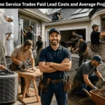Top 50 Home Service Trades Paid Lead Costs and Average Project Income home service trades 1 wordpress ready